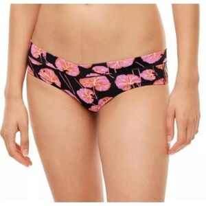 NWT Diane Von Furstenberg X Target Cotton Geranium Leaf/Disco Zebra Panty 1X